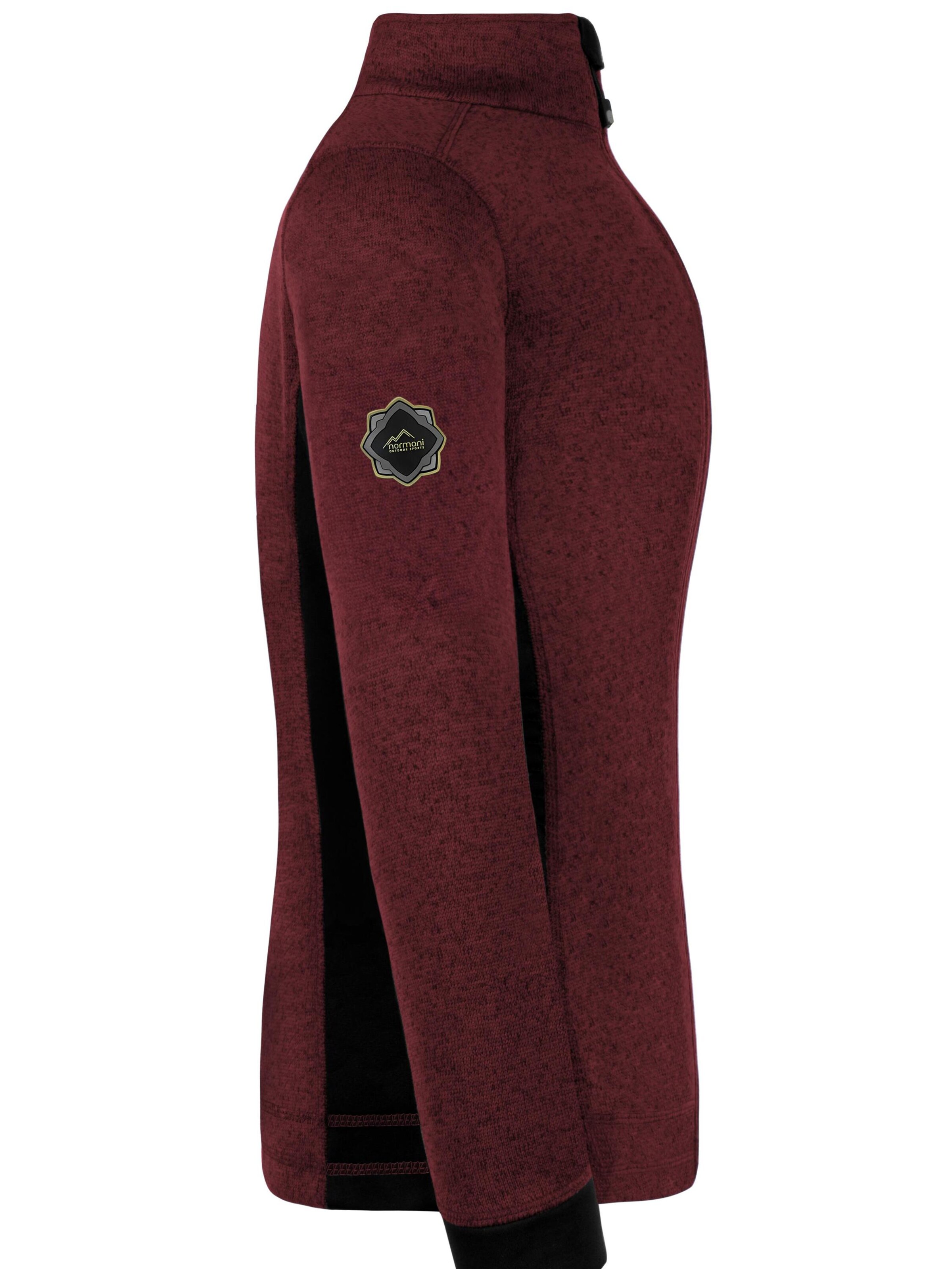 normani Funktionsfleecejacke 'Pukaskwa' in Rot