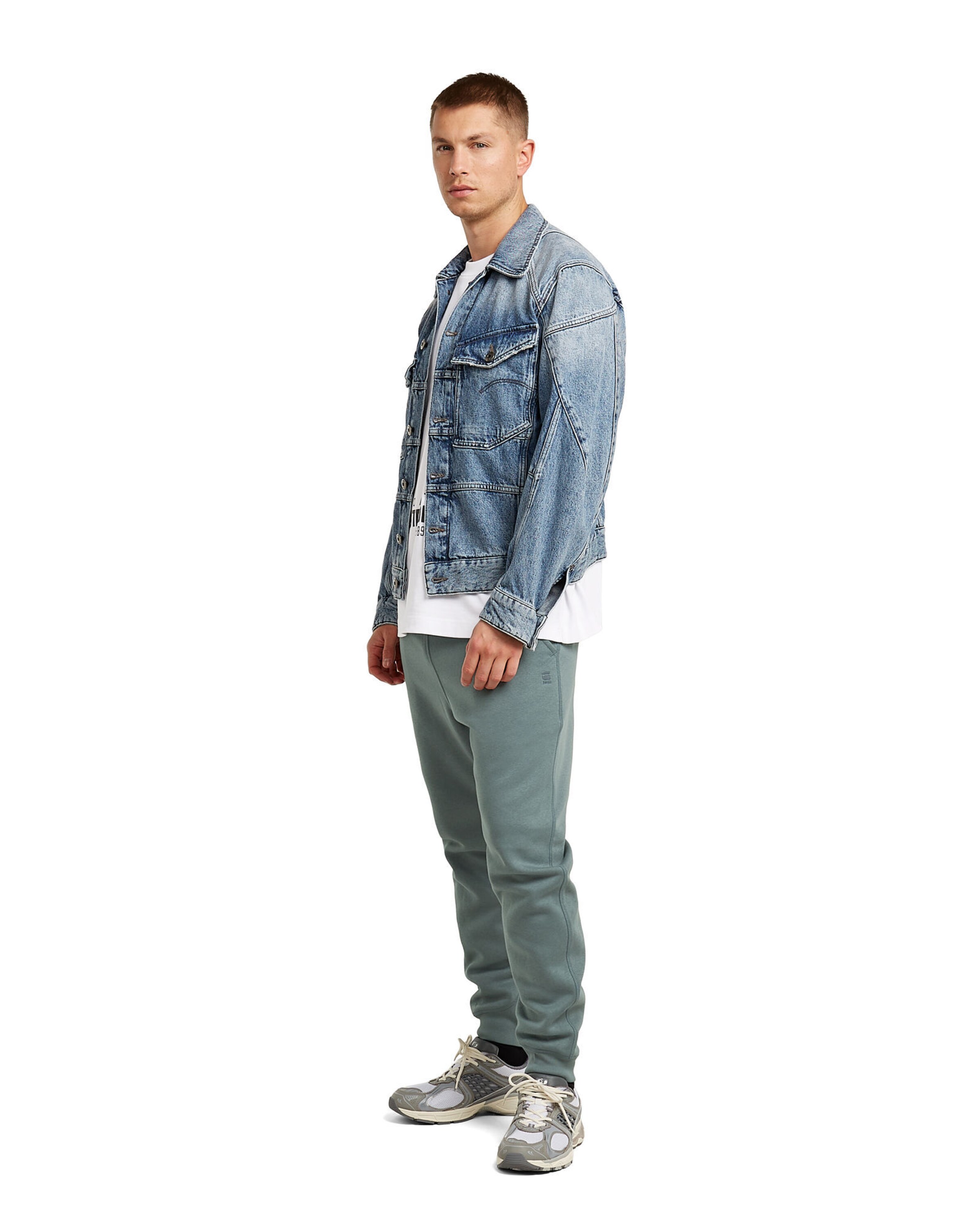 G-STAR Tapered Trousers 'Type C' in Green