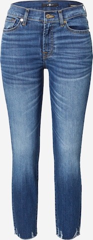 7 for all mankind Slimfit Jeans 'ROXANNE' in Blauw: voorkant