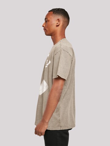 T-Shirt 'David Bowie Smoke' F4NT4STIC en beige
