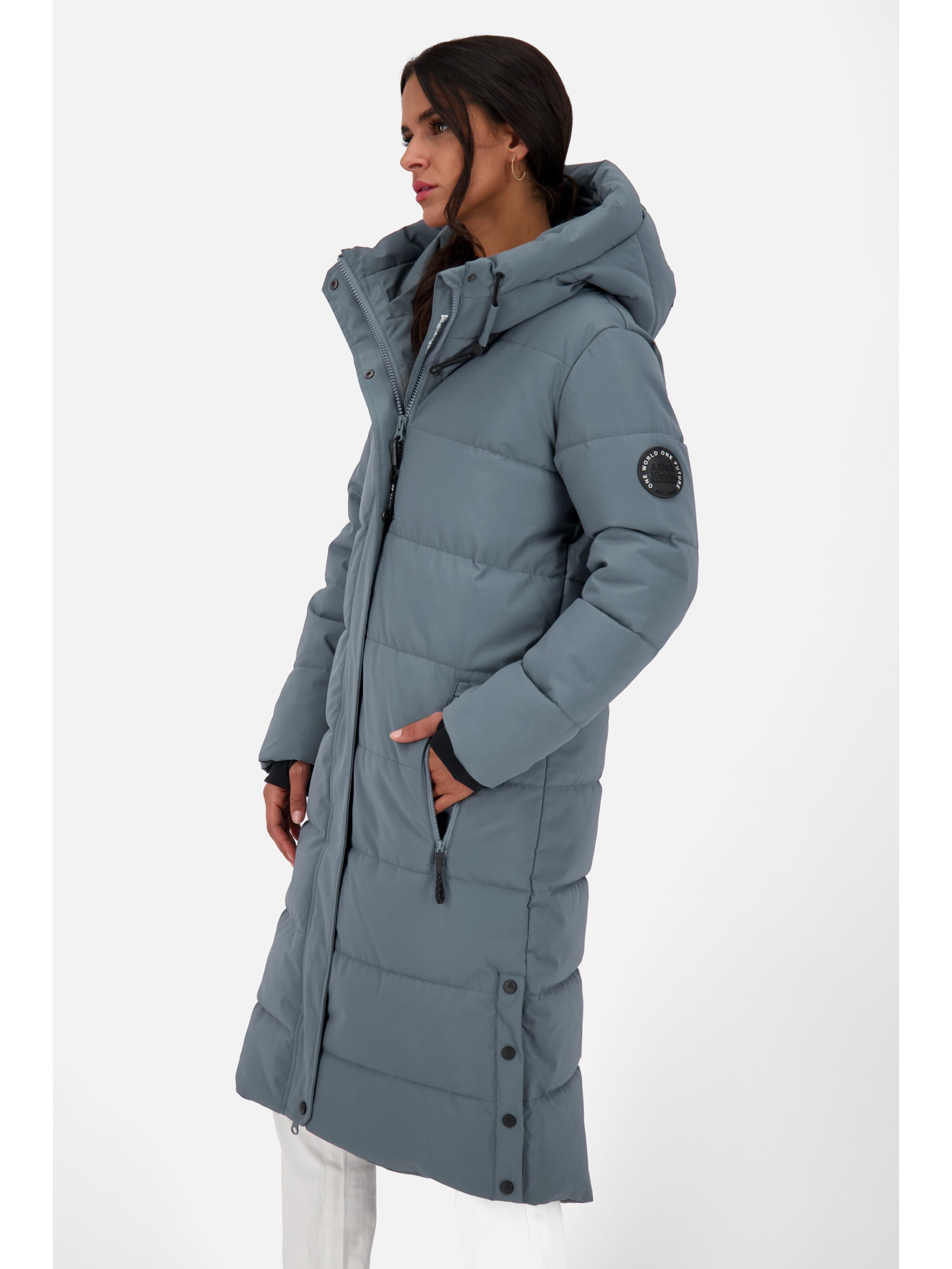 alife & kickin Winterjacke 'Katja'‌‌‌‌‌ in Grau