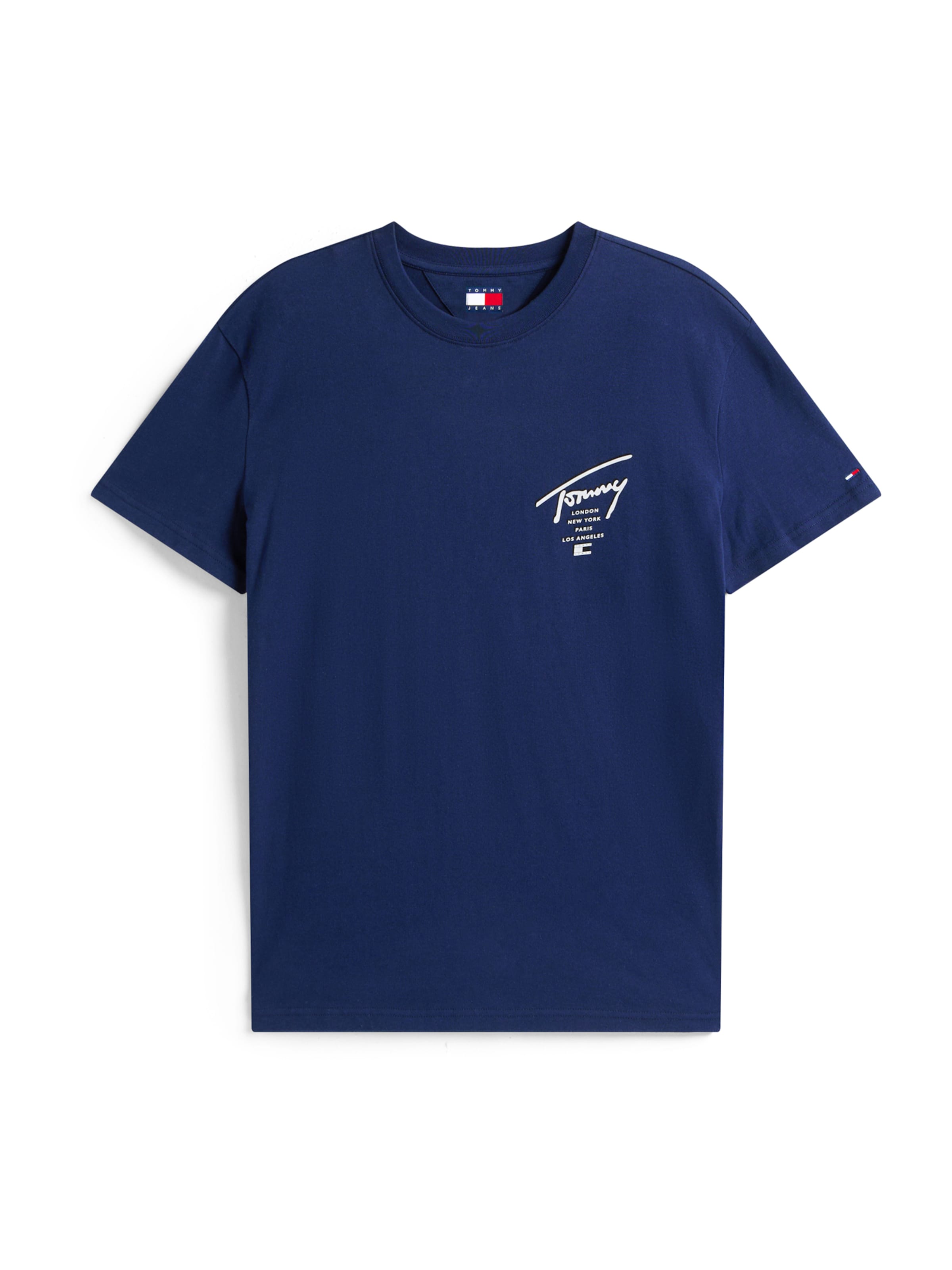 Tommy Jeans T-Shirt 'City' in Blau: Vorderseite
