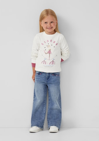 s.Oliver Sweatshirt in Beige: Vorderseite