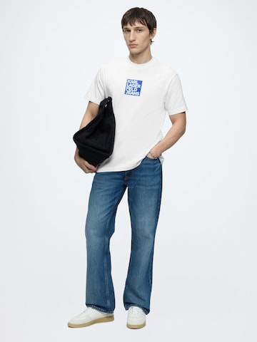 balta KARL LAGERFELD JEANS Marškinėliai