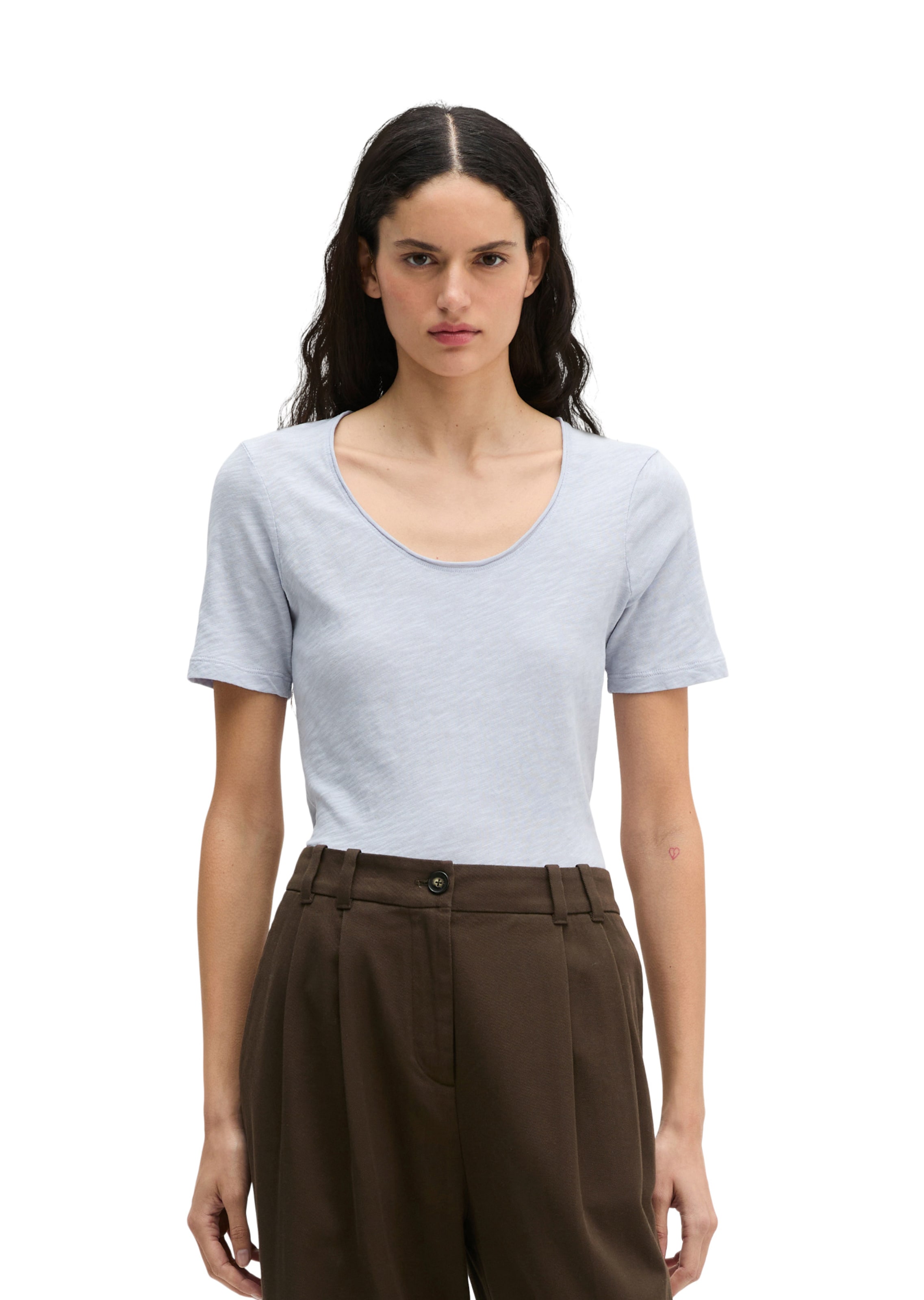 T-shirt Marc O'Polo en bleu : devant