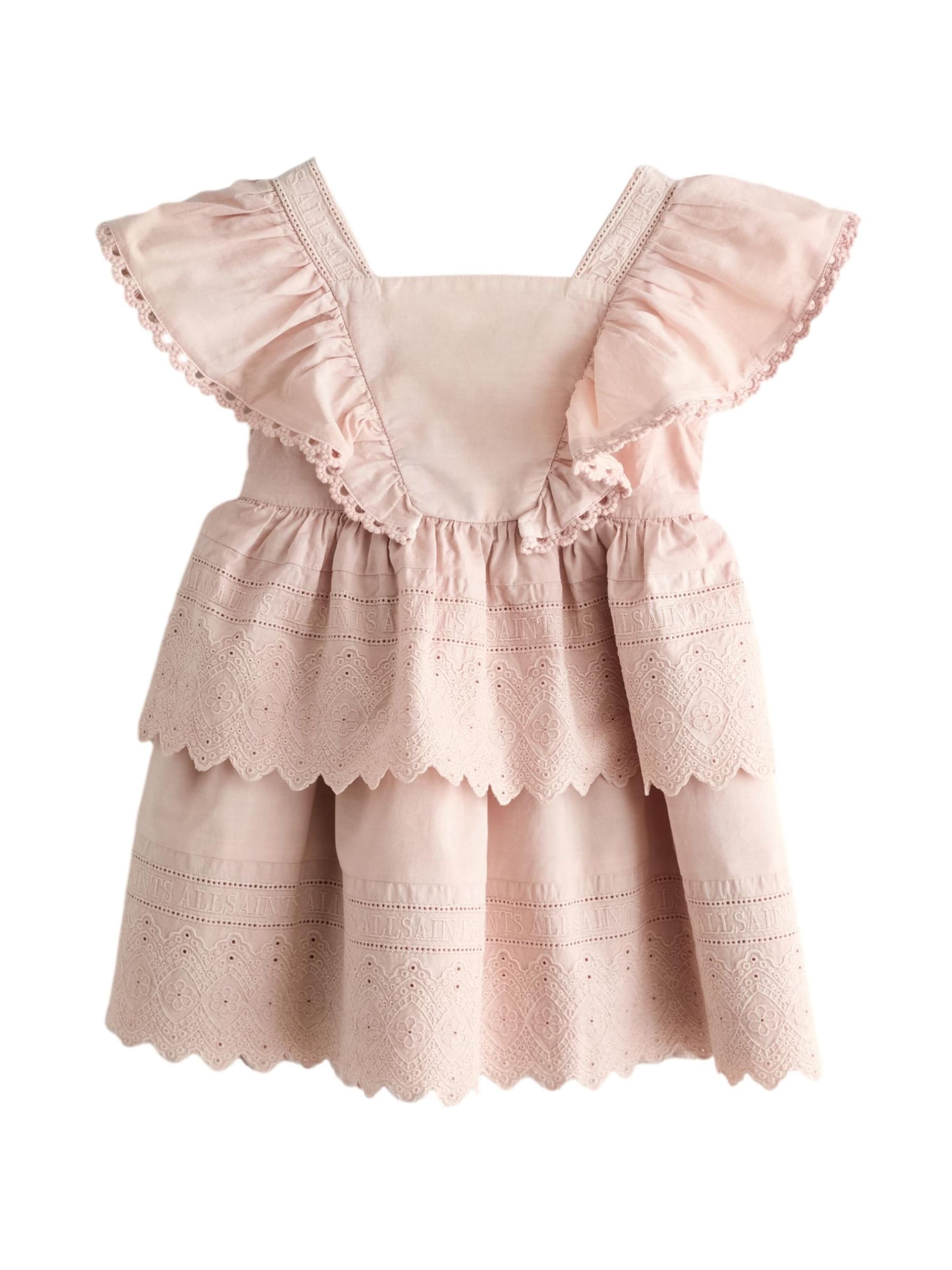 smALLSAINTS - Vestido em rosa: frente