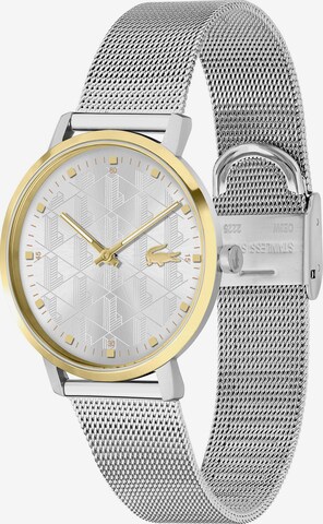 LACOSTE Analogové hodinky – stříbrná