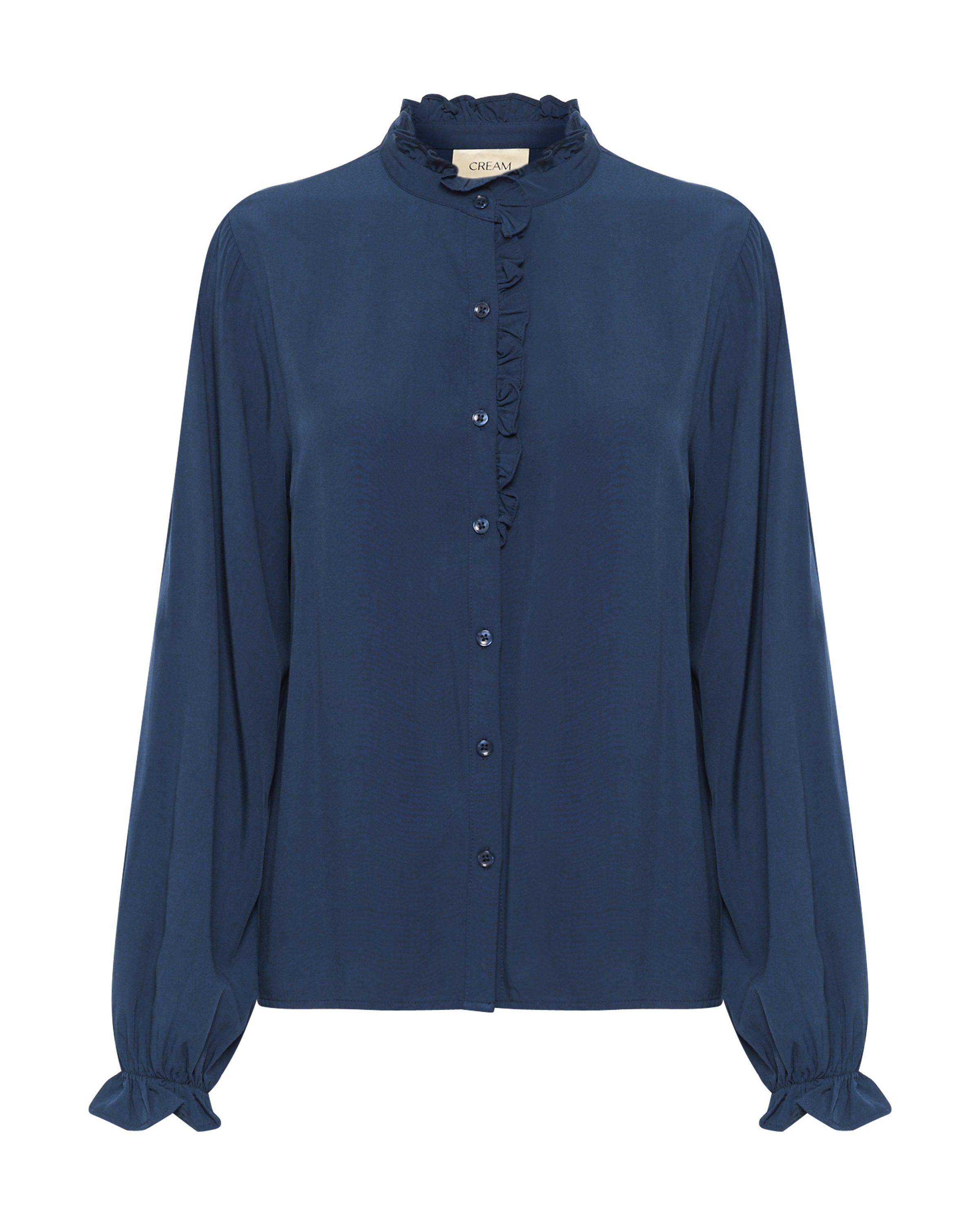 Cream Bluse 'Venea ' in Blau: Vorderseite