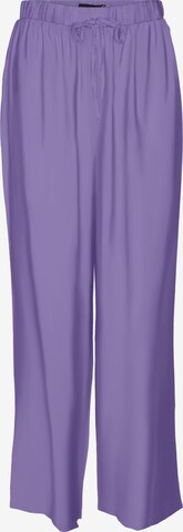 Pantalon 'SERENITY ANEA' VERO MODA en violet : devant