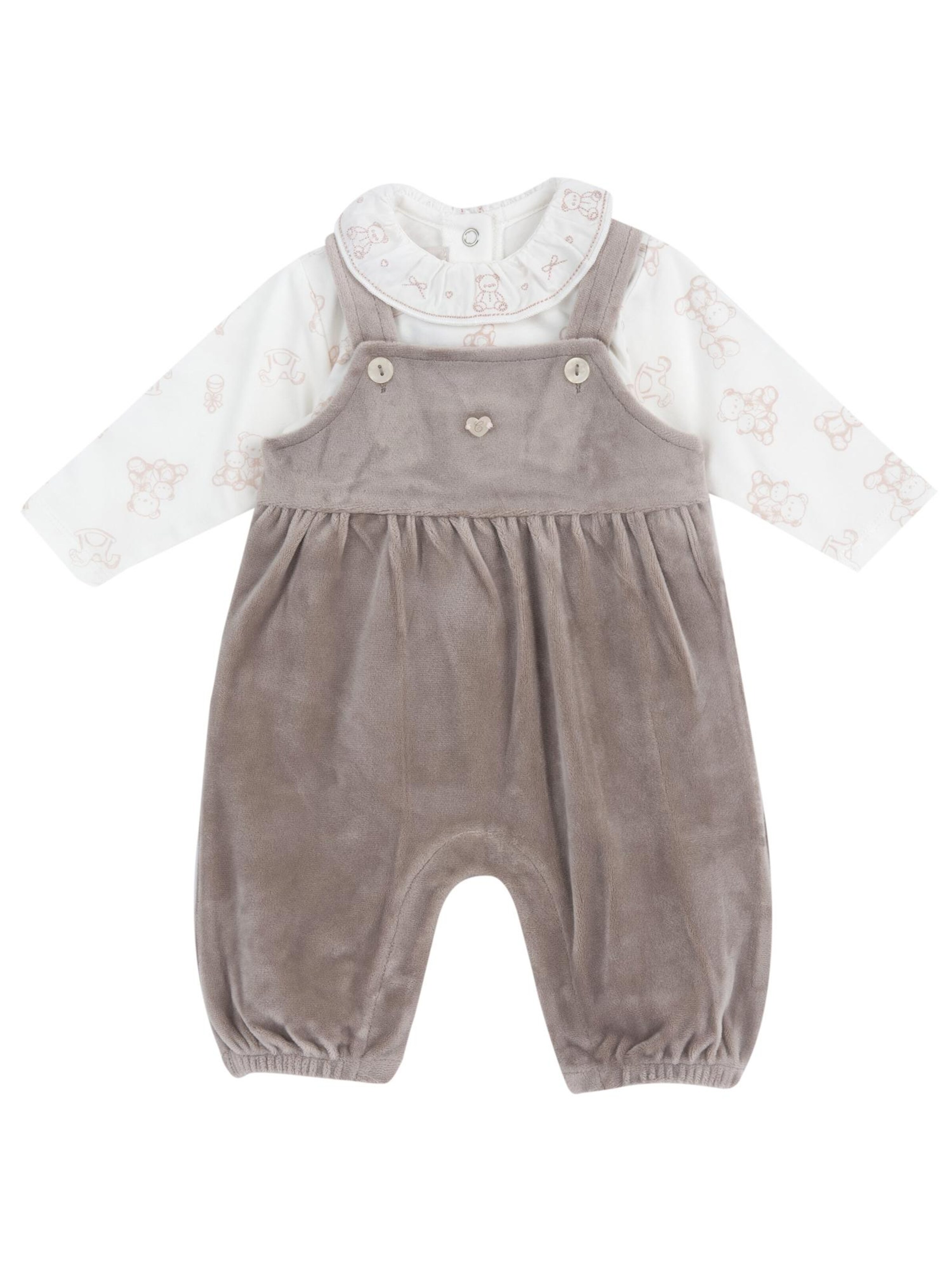 Chicco - Conjunto en gris: frente