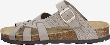 DR. BRINKMANN Mules 'Oliva' in Beige: front
