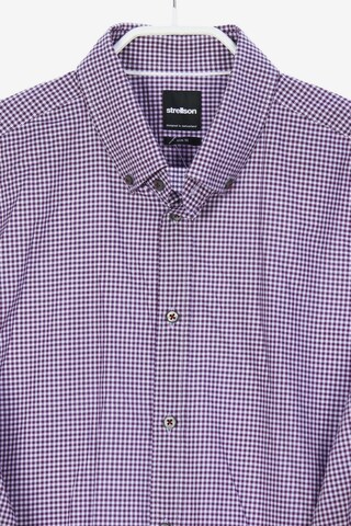 STRELLSON Button Up Shirt in M in Purple