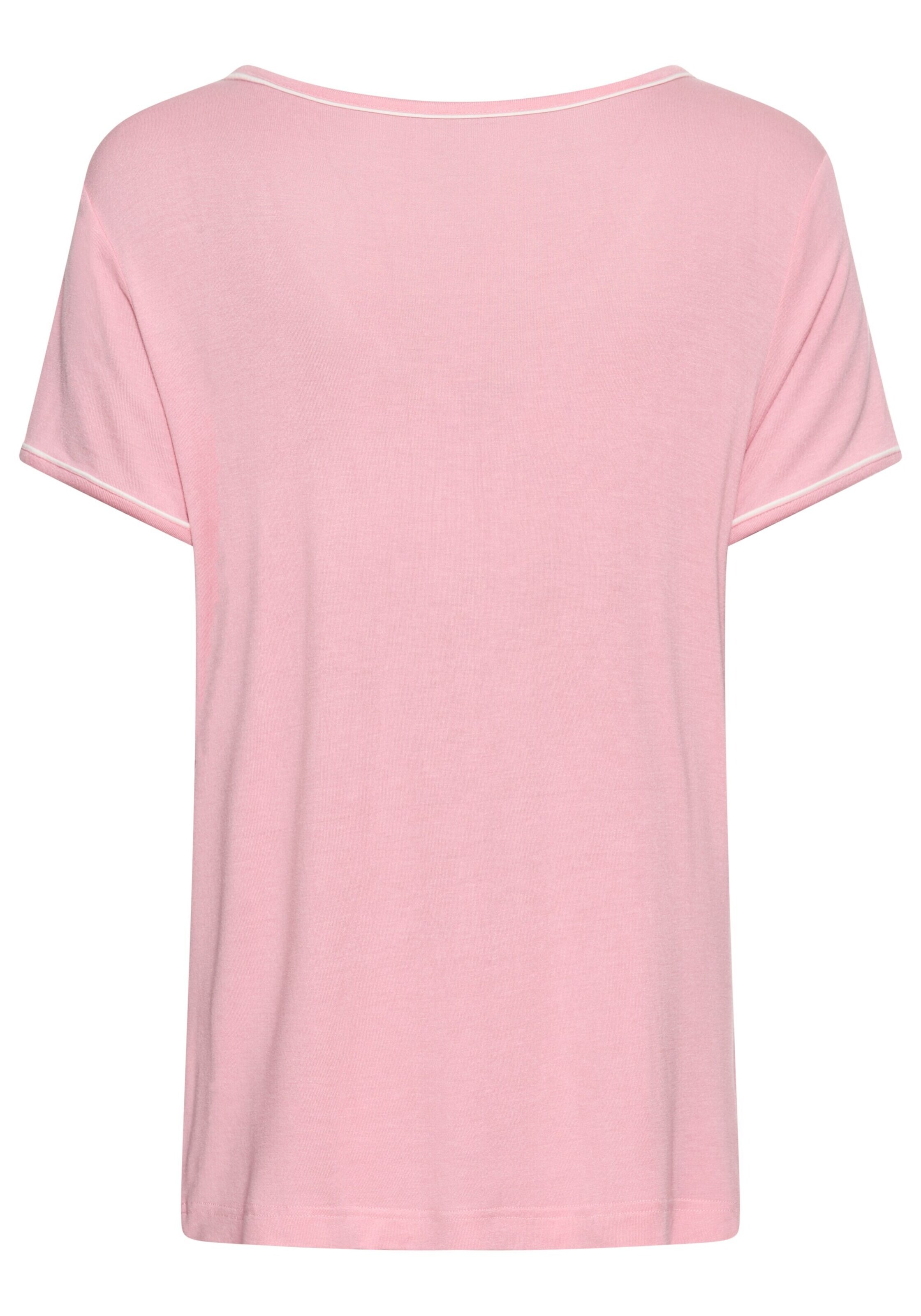 s.Oliver - Camisa de pijama em rosa