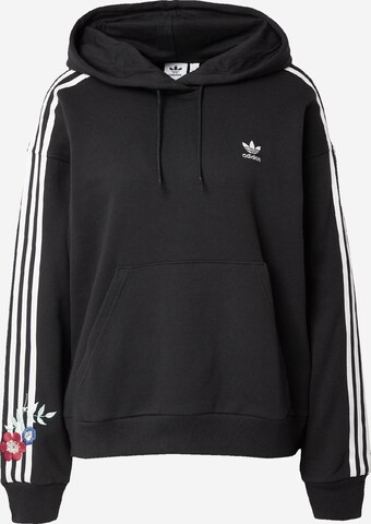 ADIDAS ORIGINALS Sweatshirt in Black: front