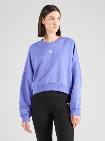ADIDAS ORIGINALS Μπλούζα φούτερ 'Essentials' σε μπλε: μπροστά