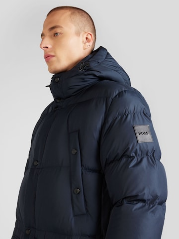 BOSS Black Zimní kabát 'Condolo' – modrá