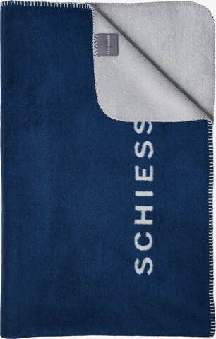 SCHIESSER Blankets 'Klara' in Blue: front