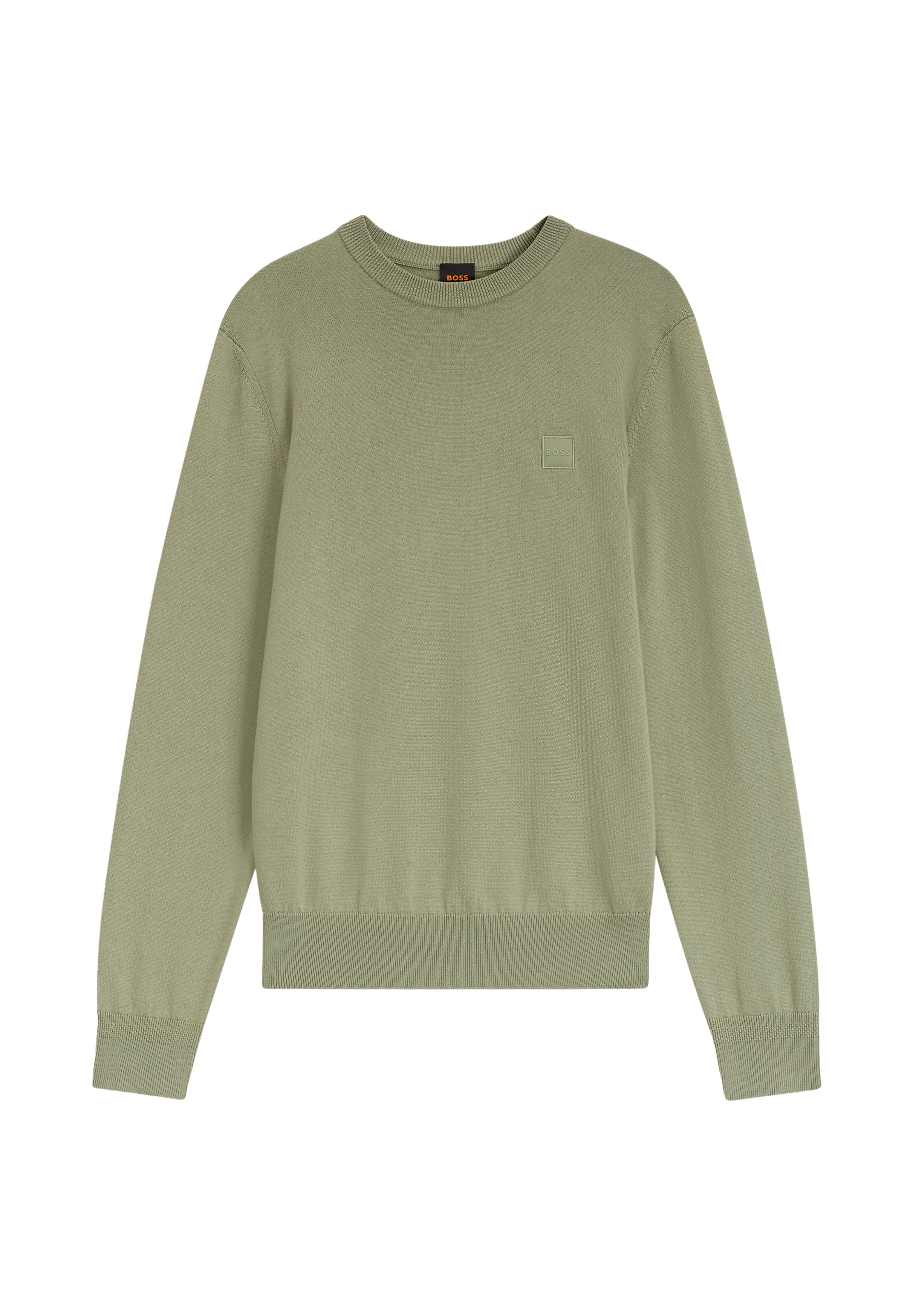 Pull-over 'Kanovano_S' BOSS en vert : devant
