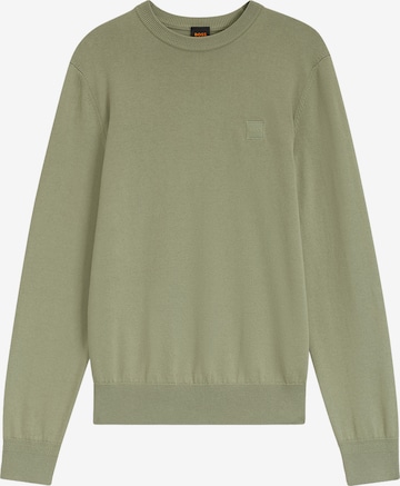 Pull-over 'Kanovano_S' BOSS en vert : devant