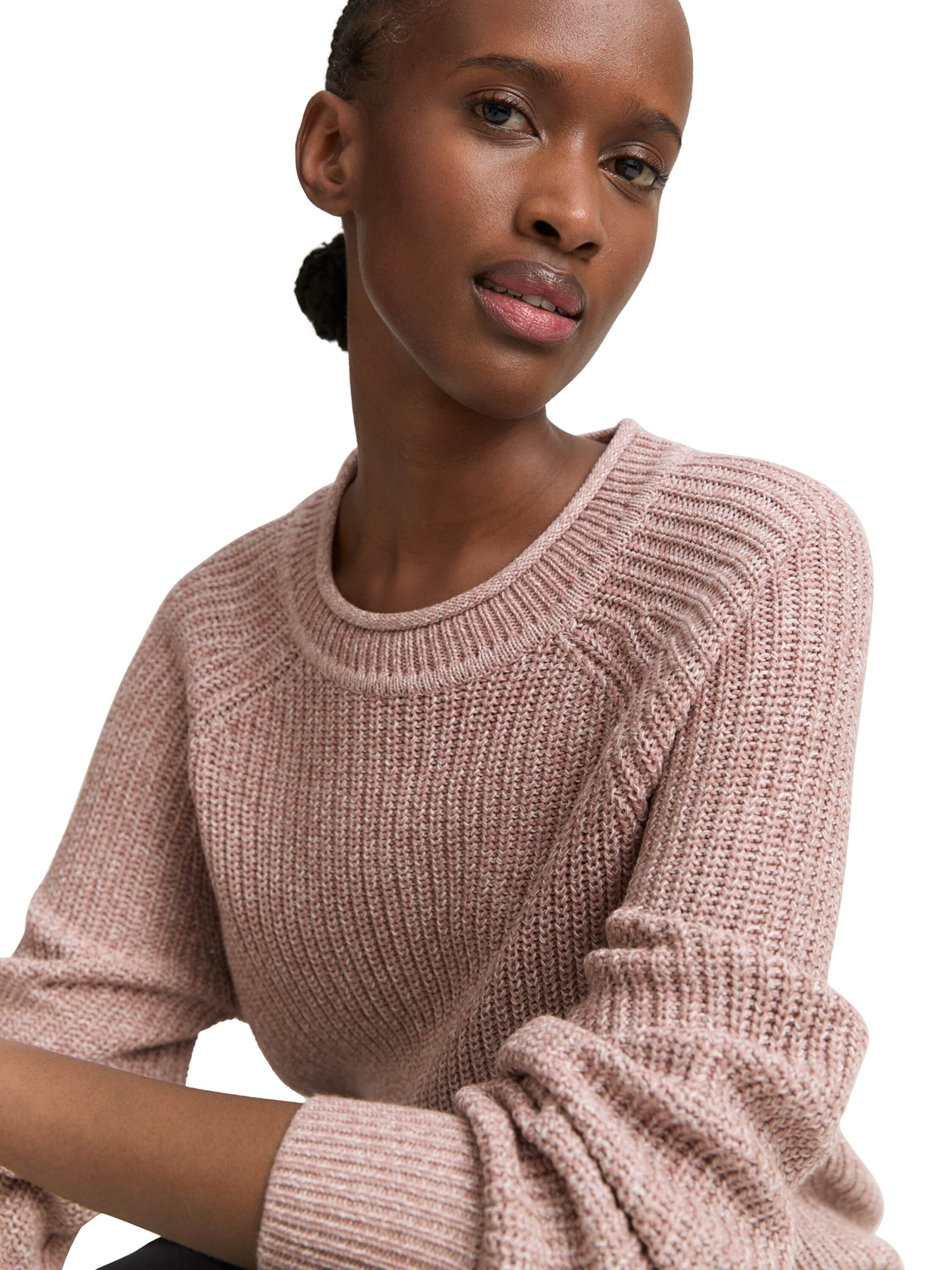 TOM TAILOR DENIM Pullover in Lila