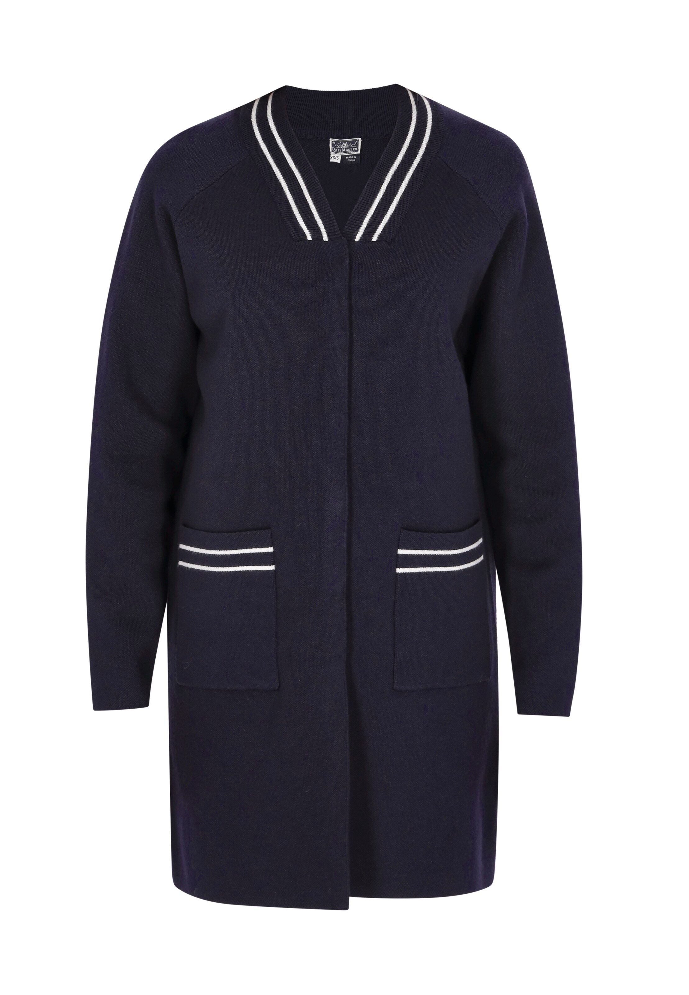 DreiMaster Maritim Strickjacke in Blau: Vorderseite