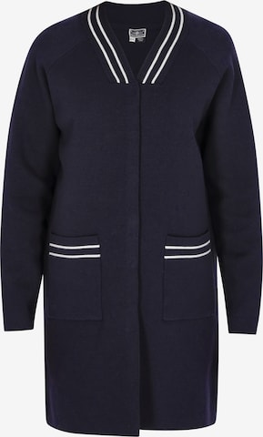 DreiMaster Maritim Gebreid vest in Blauw: voorkant