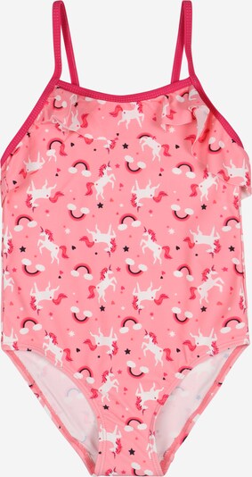 Guppy Swimsuit 'ZANDRA' in Navy / Pink / Dark pink / White, Item view