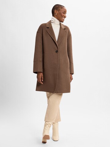 Manteau mi-saison ' Hatilde ' OPUS en marron : devant