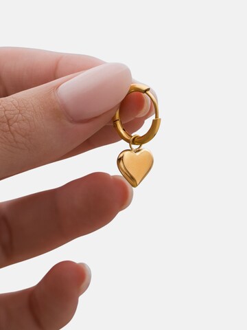 Boucles d'oreilles 'Herz' GOOD.designs en or