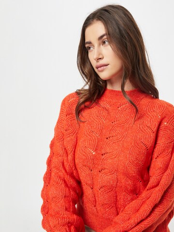 PIECES Pullover 'TANAYA' in Rot