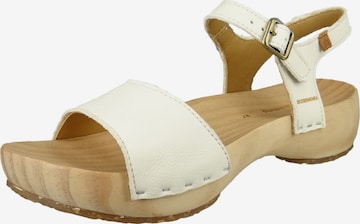 EL NATURALISTA Sandals in White: front