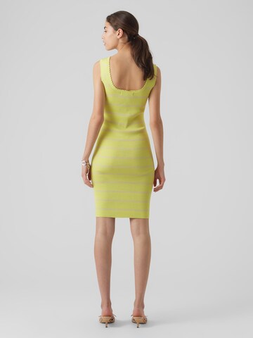 VERO MODA Knitted dress 'JOYCE' in Green