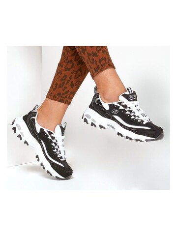 SKECHERS - Zapatillas deportivas bajas 'Skechers D'Lites Biggest Fan' en negro: frente