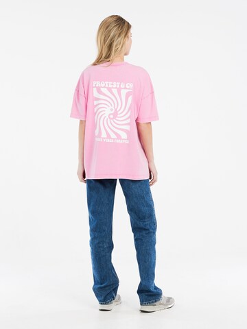PROTEST Shirt 'PRTVIVAO' in Roze