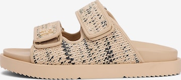 Sandales TOMMY HILFIGER en marron : devant