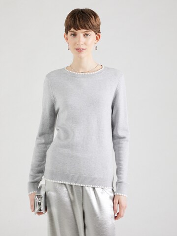 Pull-over 'VIRil' VILA en gris : devant