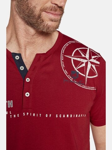 Jan Vanderstorm Shirt ' Lindrad ' in Red