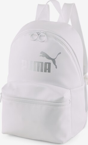 PUMA Rucksack 'Core Up' in Weiß: predná strana