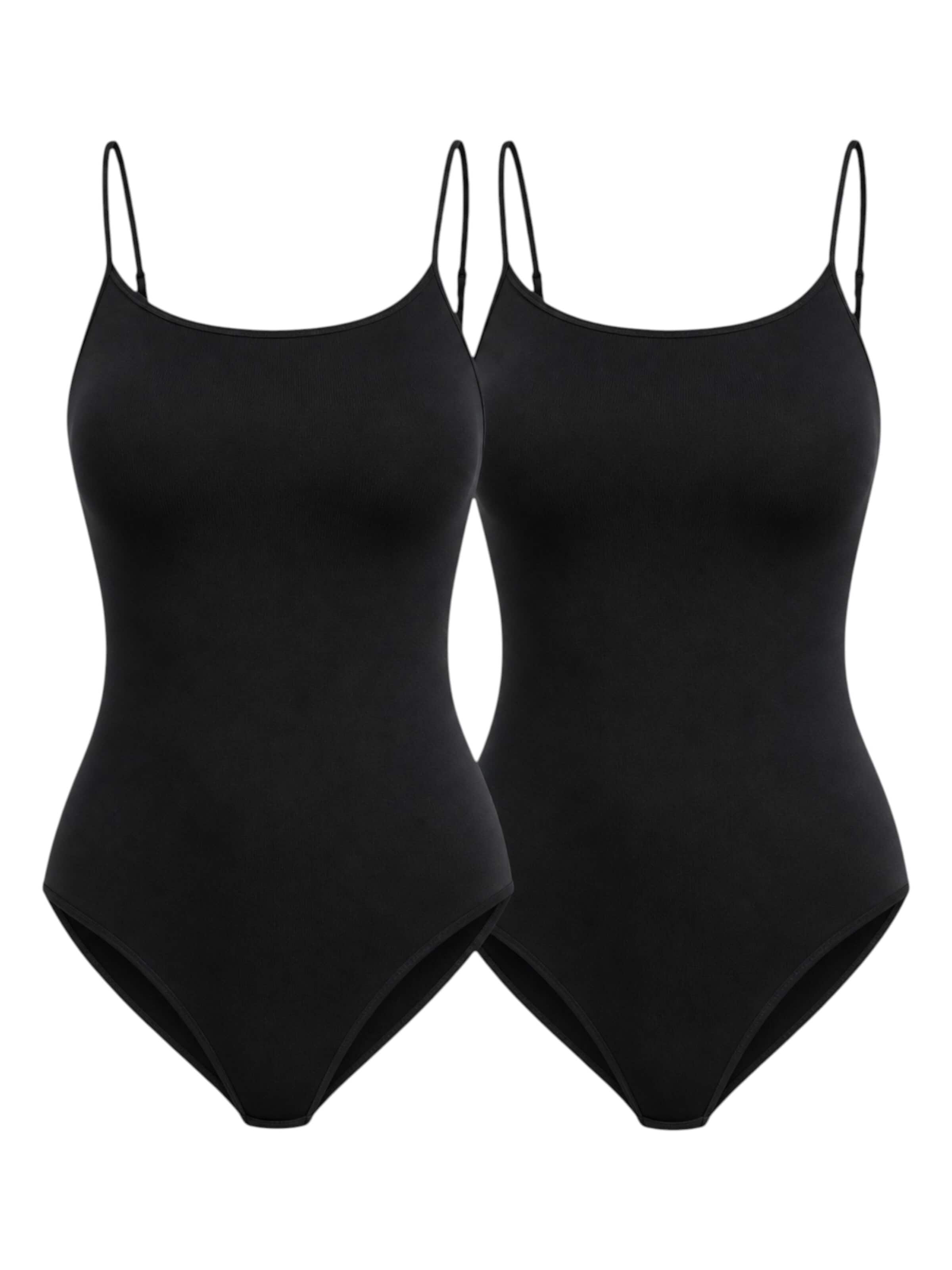 Body 'Veluna' fashionshowcase en noir : devant