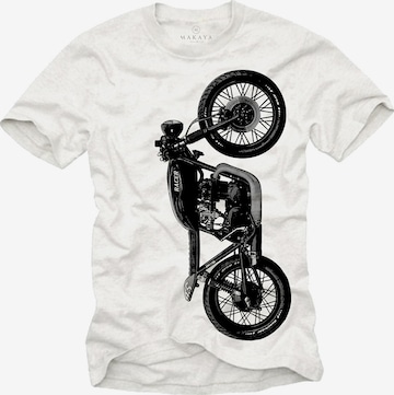 MAKAYA Shirt in White: front