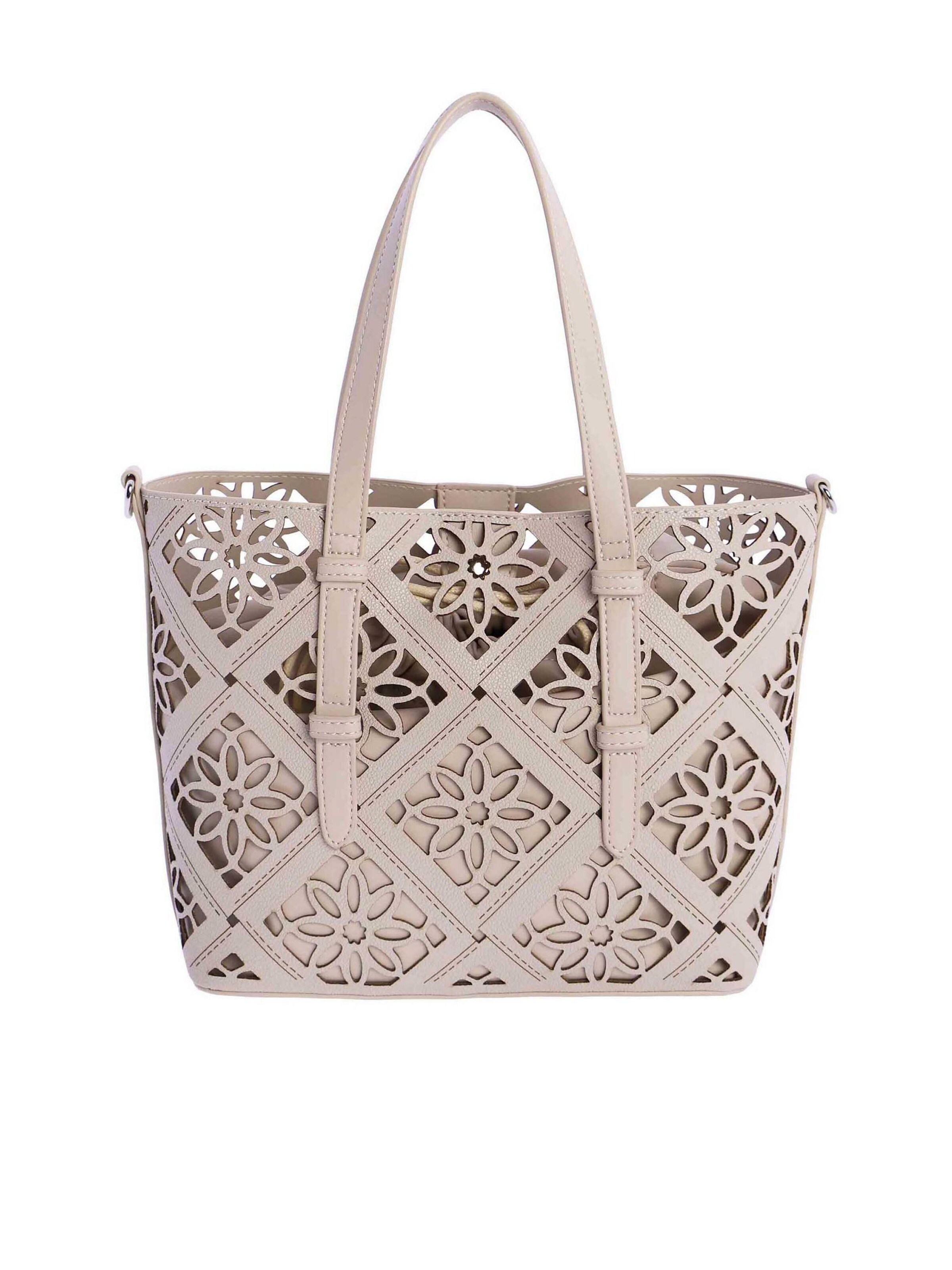 Don Algodon - Bolso de mano 'Irisa' en blanco