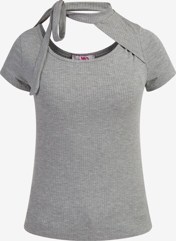 T-shirt MYMO en gris : devant