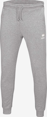 Errea Slim fit Workout Pants 'Denali' in Grey: front