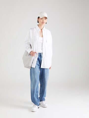 Calvin Klein Jeans Bluza | bela barva