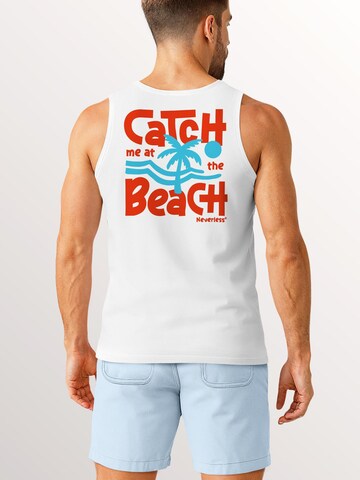 Neverless Shirt 'Catch me at the Beach' in Rot
