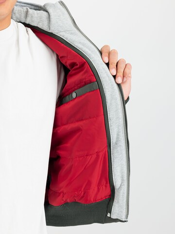 ALPHA INDUSTRIES Übergangsjacke 'MA-1 D-Tec' in Grau