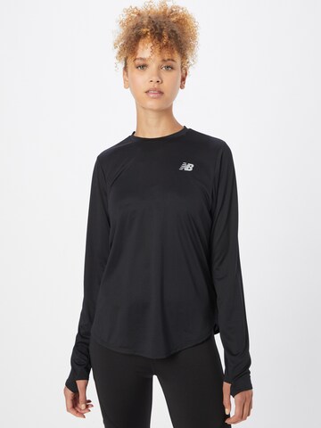 T-shirt fonctionnel 'Accelerate' new balance en noir : devant