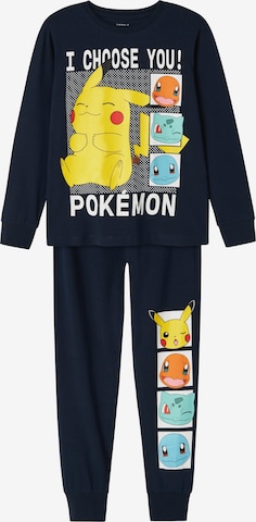 mėlyna NAME IT Miego kostiumas 'NKMAbel Pokemon': priekis
