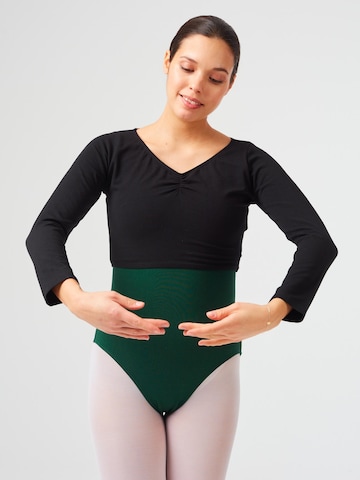 Tanzmuster Sports Top 'Mirelle' in Black: front