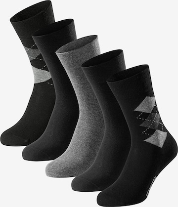 SCHIESSER Sokken 'Bluebird' in Grijs: voorkant